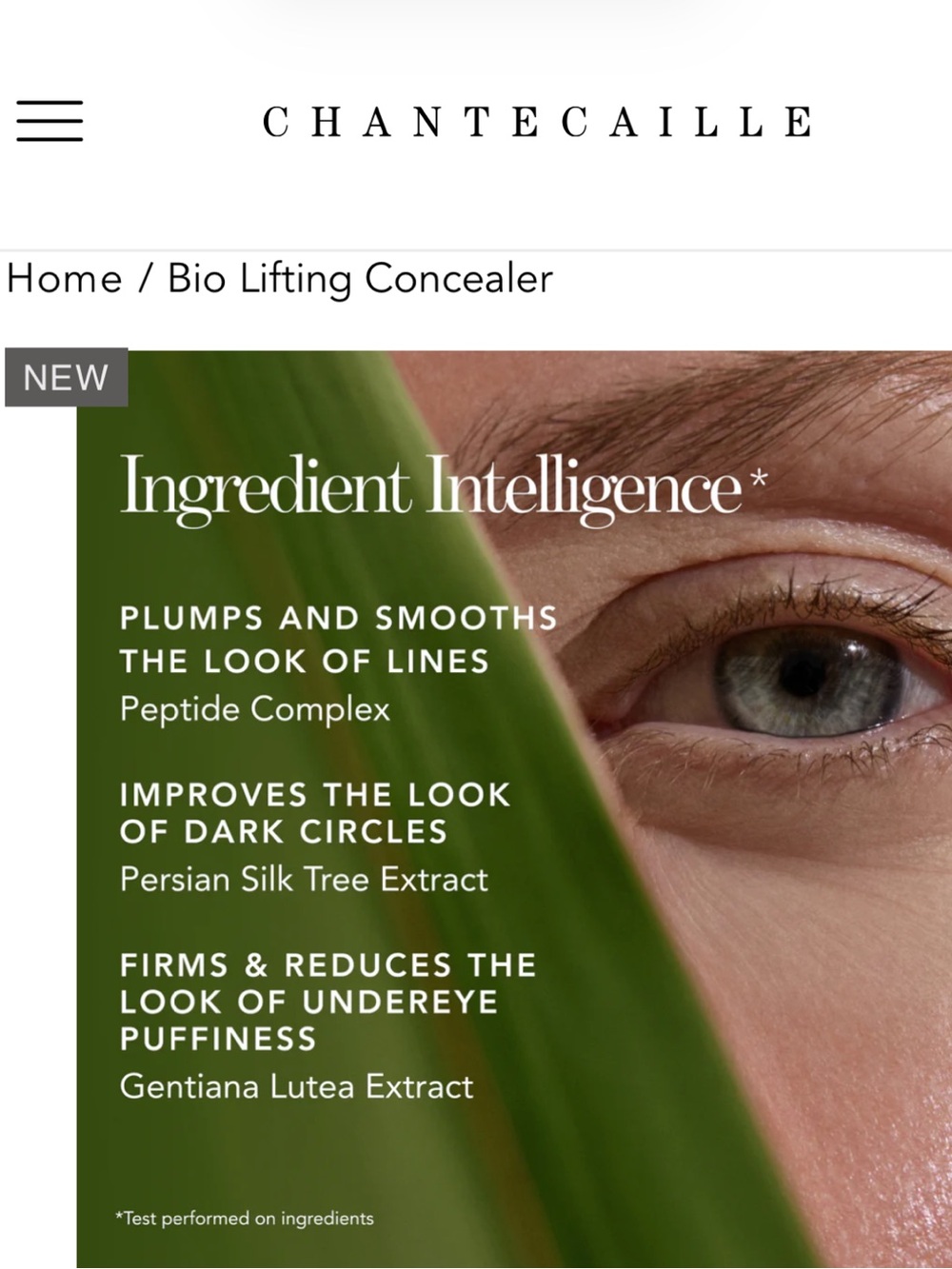 CHANTECAILLE BIO LIFTING CONCEALER - Picture 5 of 5